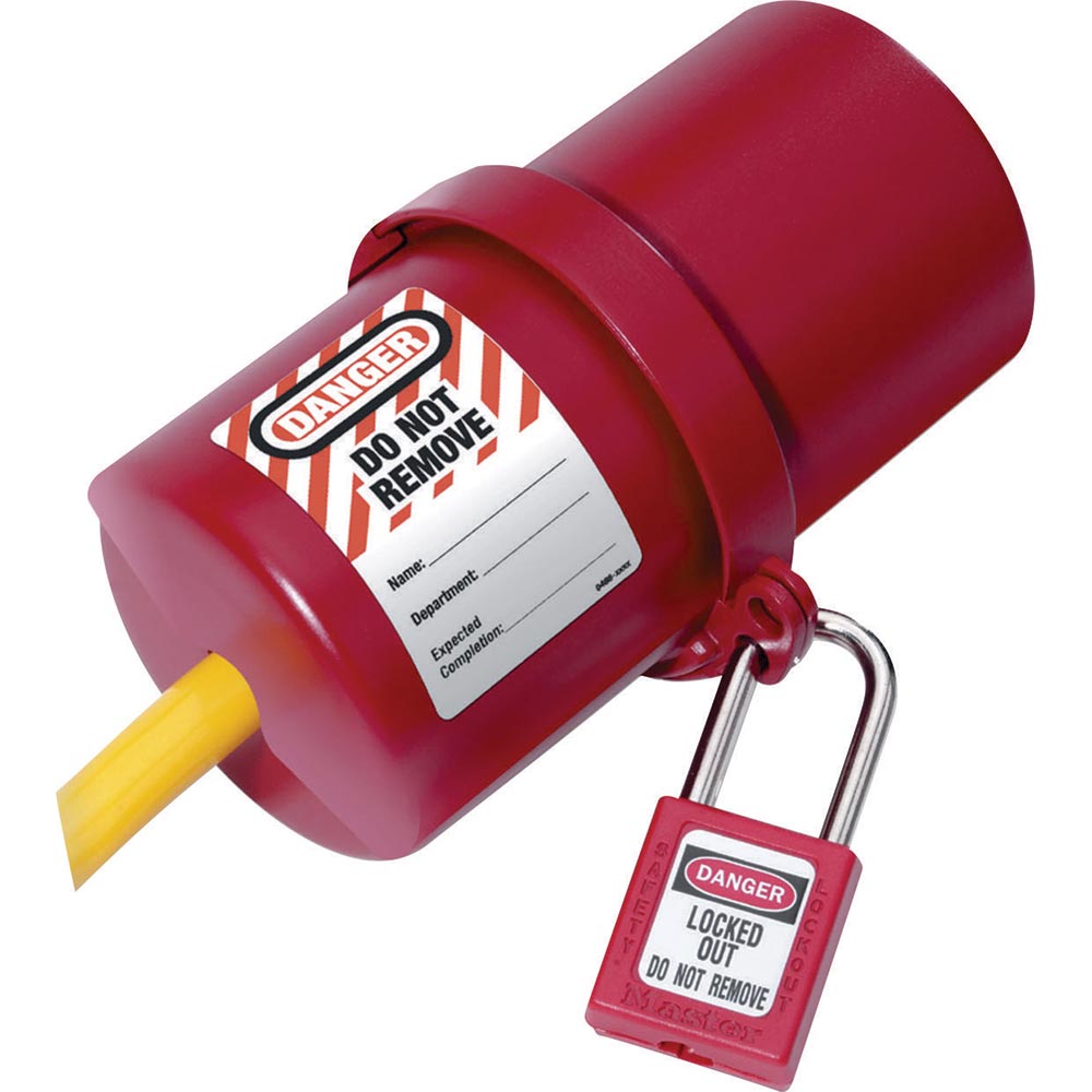 Master Lock Rotating Electrical Plug Lockout, Large