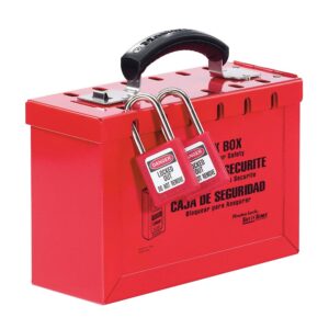 Master Lock Portable Group Lock Box: Red