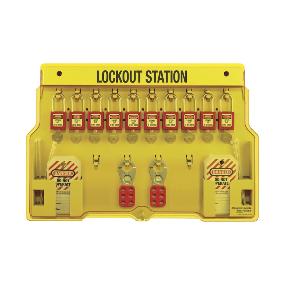 Master Lock 10 Lock Station (Accessories Included)