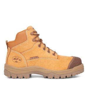 Oliver 45-630Z 130mm Zip Sided Safety Boot, Wheat