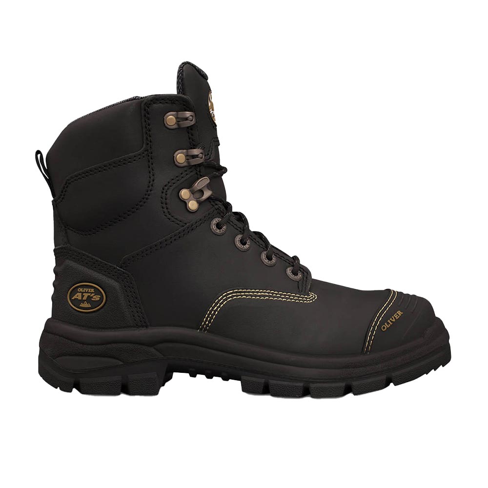 Oliver 55-345Z 150mm Zip Sided Safety Boot, Black