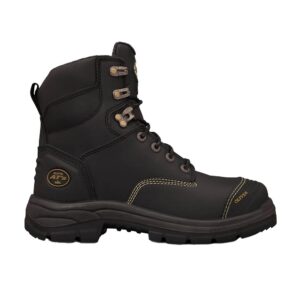Oliver 55-345 150mm Lace Up Safety Boot, Black