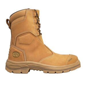 Oliver 55-385 200mm Hi-Leg Zip Sided Safety Boot, Wheat