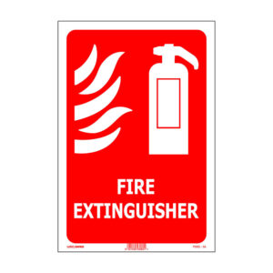 Fire Extinguisher Self Adhesive 170 x 250