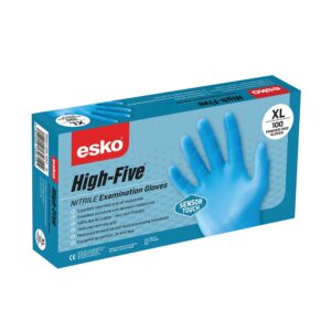 Esko High Five SensorTouch Nitrile Disposable Gloves: Box/100